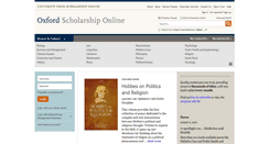 Desktop Screenshot of oxfordscholarship.com